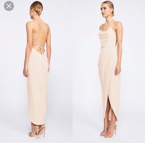 Shona Joy Cowl Neck Dress Size 14 but AU size